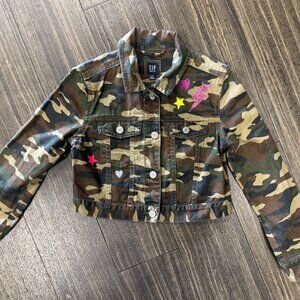 Gap Jacket Cargo Kids Camouflage